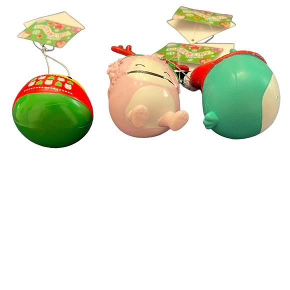 New Lot Of 3 Kurt Adler Squish mallow Ornaments (Pineapple,Bigfoot &Owl) 2.5-3” - Picture 5 of 9